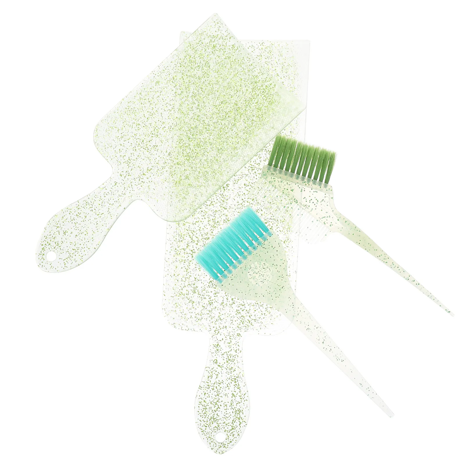 

Набор для окрашивания волос: доска-аппликатор с изогнутой ручкой для салонов, для нанесения масел и краски, инструмент для ухода за волосами