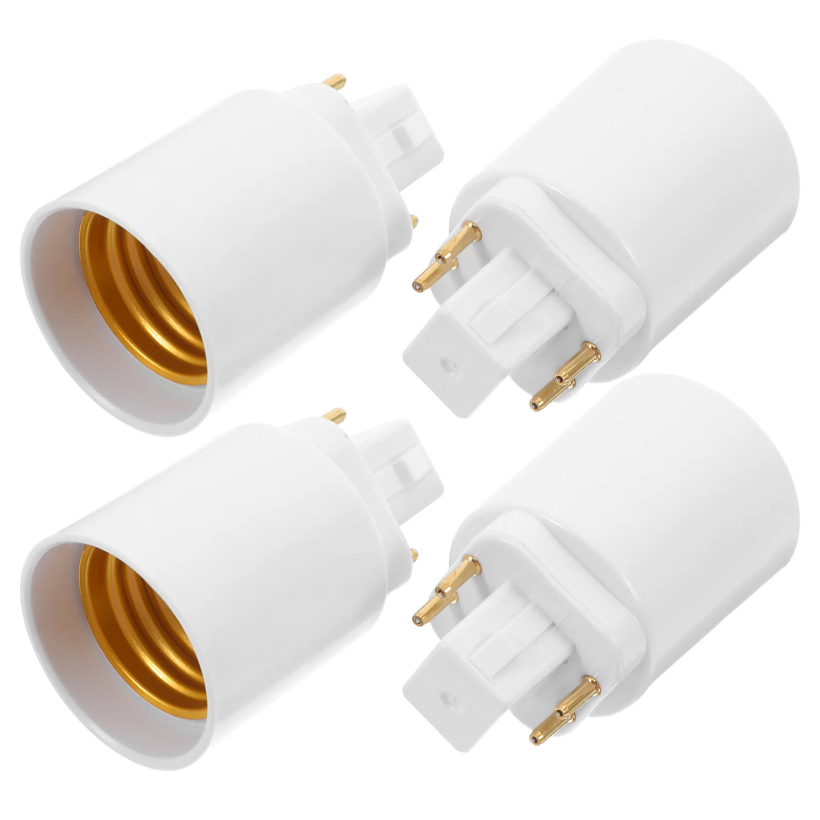 

4pcs to E27 Bulb Holder Adapter Light Socket Plug Converter Short Design Lamp Head Socket Effortless Conversion Overheat