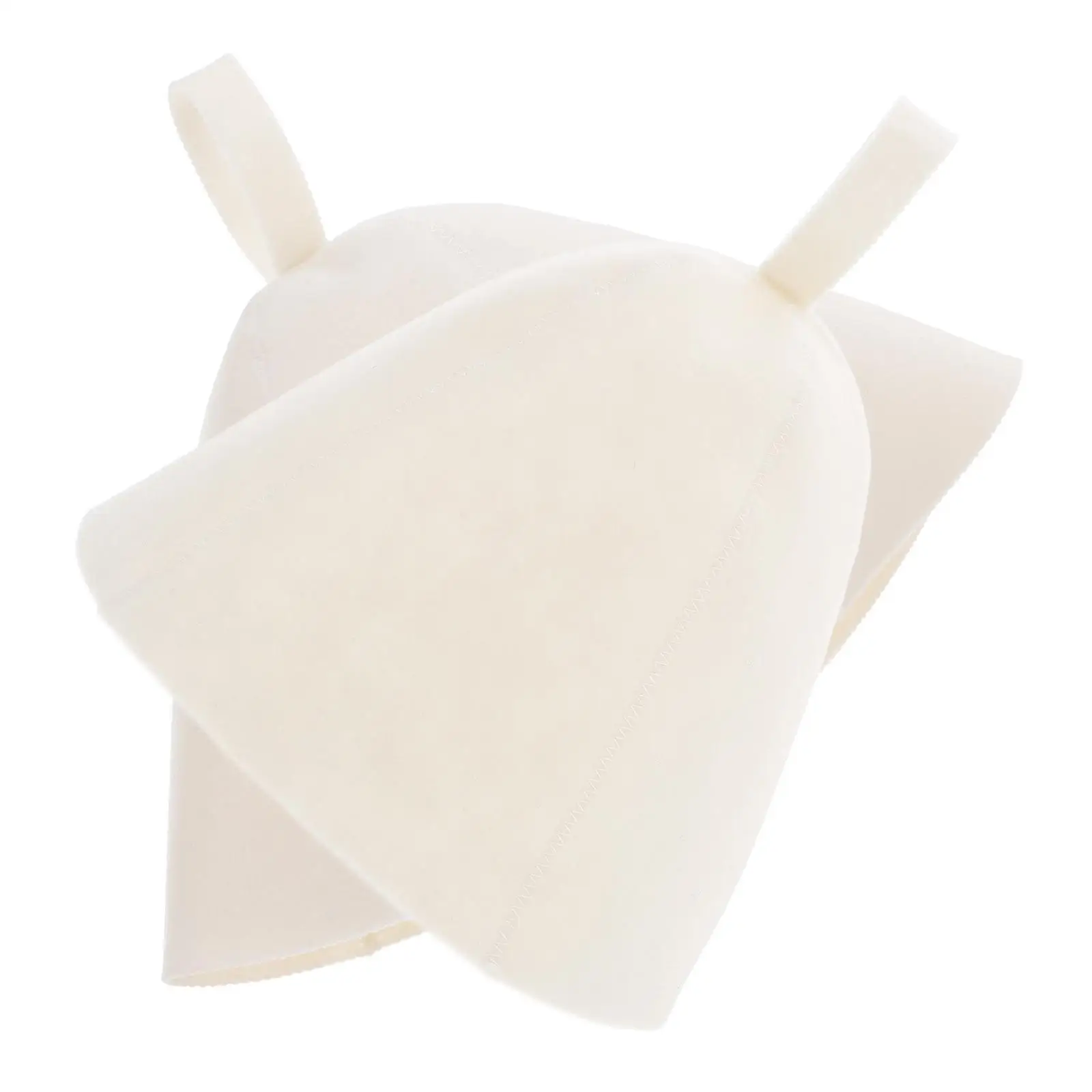 2 Pcs Sauna Cap Heat Insulation Hat Bath for Lightweight Shower Felt Gift Natural Large