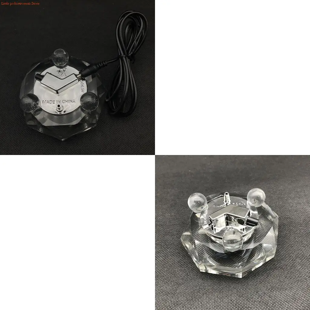 

F92D Rotating Lighted Stand With Glows USB Operations for Home Decoration Items
