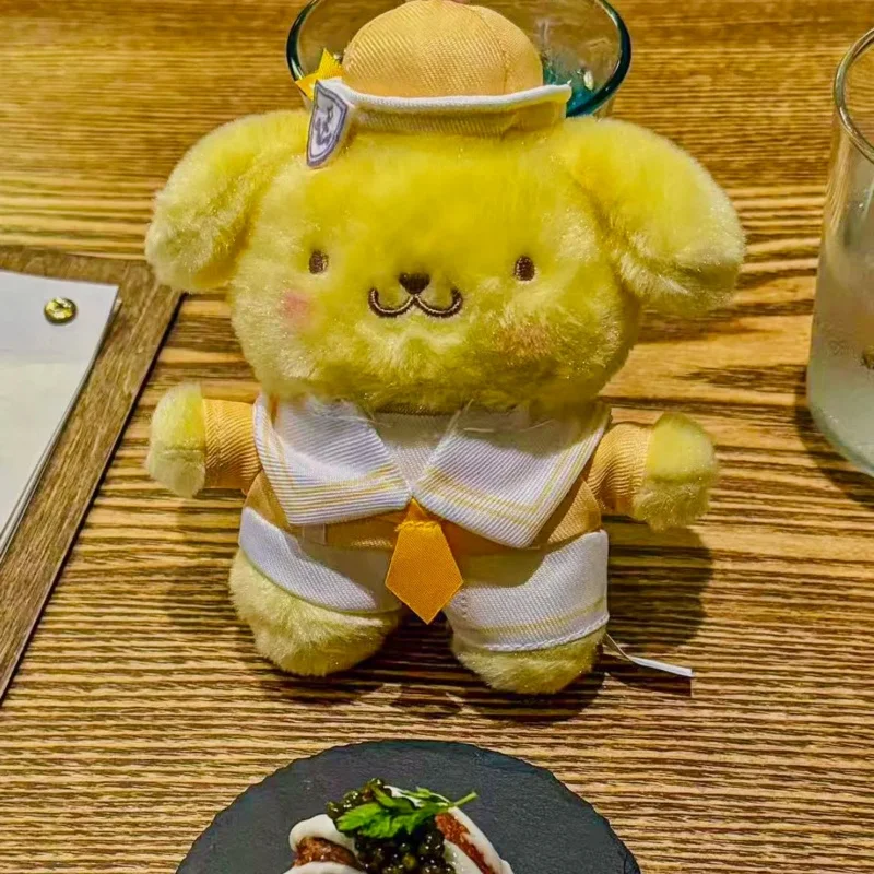 Sanrio Hello Kitty Kuromi My Melody Navy Sailor Uniform Series Pluszowa Zabawka Brelok do Kluczy Ozdoba do Torebki Prezent na Halloween