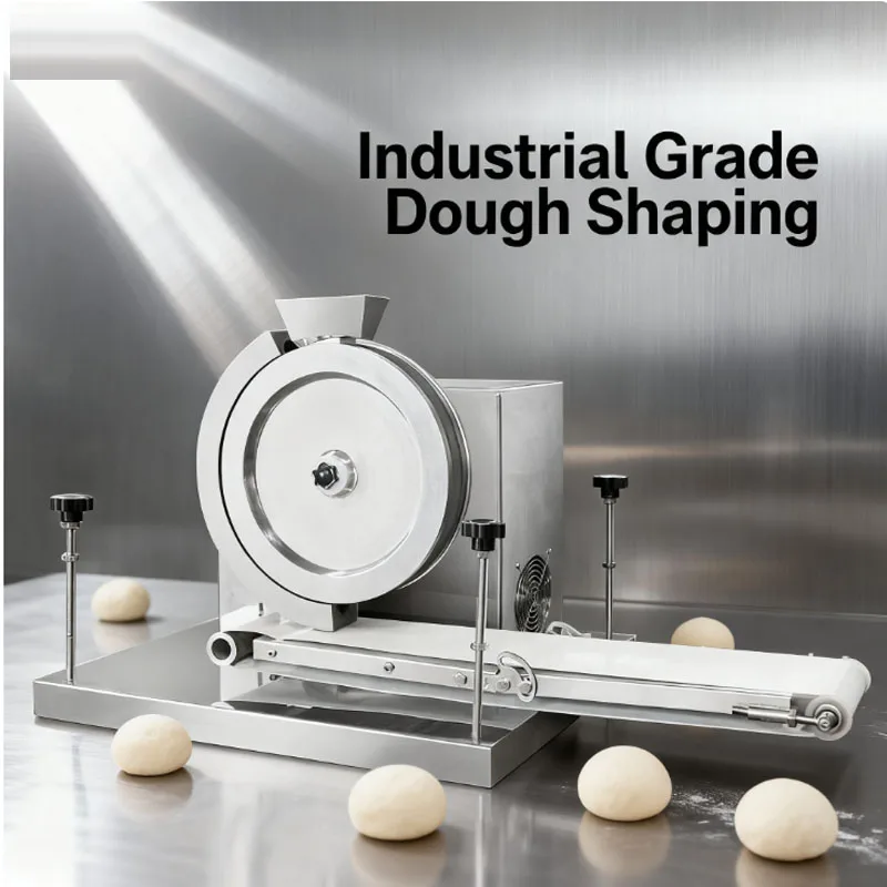 

Electric Automatic Bread Dough Balls Machine Forming Rounder Stainless Steel Pizza Dough Rolling Divider Machine For Sale 110V