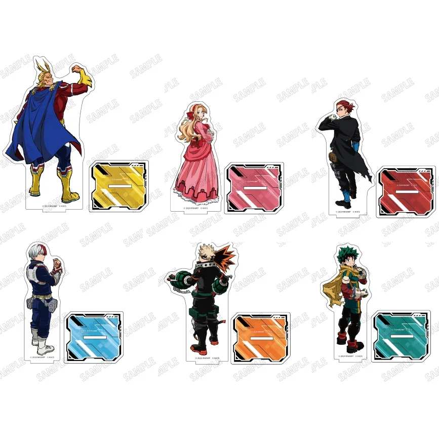 Game Shoto Todoroki Izuku Midoriya Katsuki Bakugou Acrylic Stand Doll Anime Figure Model Plate Cosplay Toy for Gift