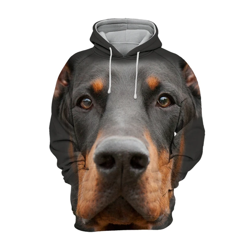 3D Full Printed Pet Hoodie Funny Dog Hoodies Harajuku Fashion Men Women Adult Children's Cute Dog Pattern y2k Tops European Size