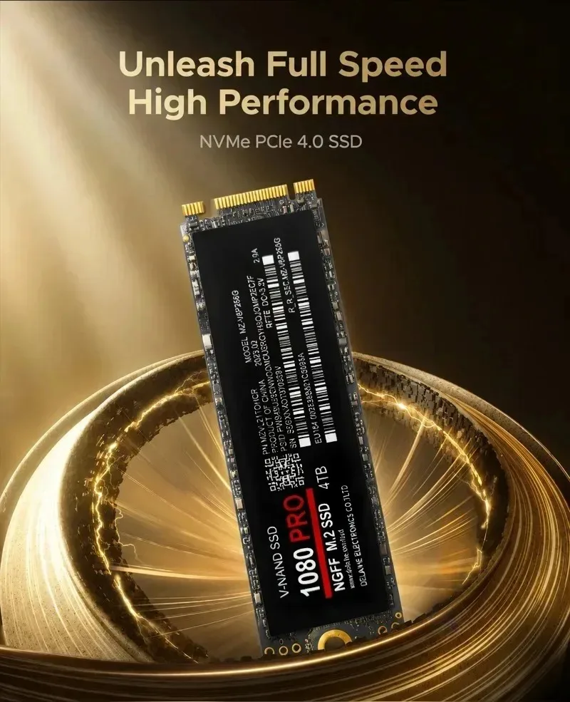 2026년형 오리지널 1080PRO PCIe 4.0 NVMe M.2 2280 SSD, 게이밍 및 생산성 향상을 위한 빠른 데이터 전송, 1TB, 2TB, 4TB 옵션 제공 썸네일 2
