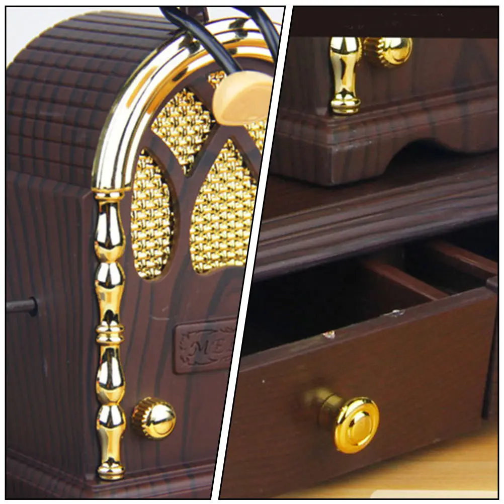 

1Pcs Couple Puppet Romantic Music Box Hand-Cranked Creative Home Decor Elegant Musical Box Gift for Birthday Wedding Christmas