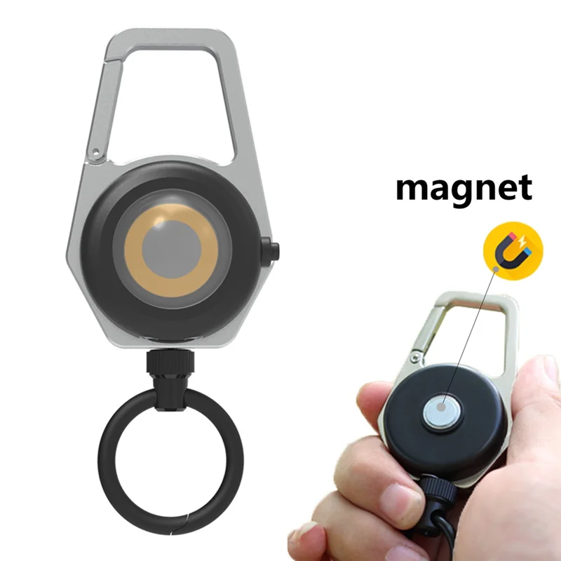 متعددة الوظائف قابل للسحب تسلق الجبال الصيد مشبك سهل السحب مع الضوء المغناطيسي-BCBW