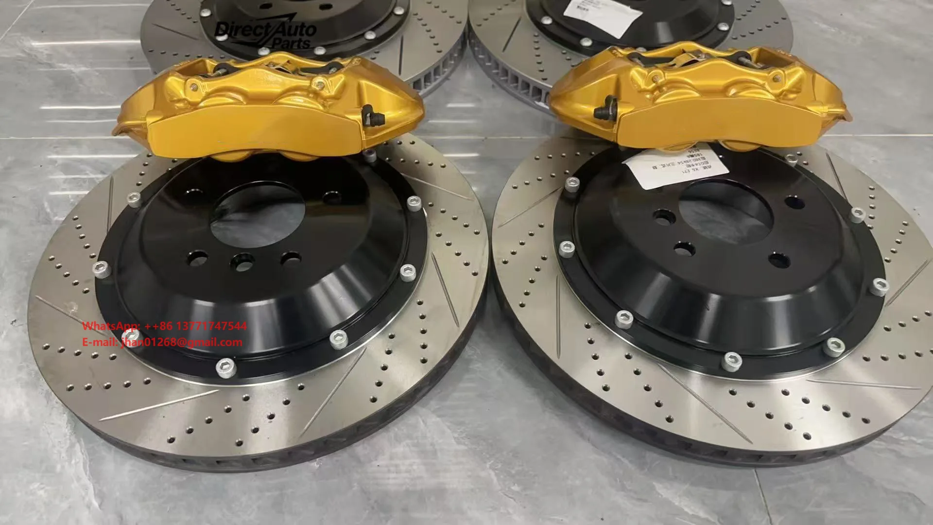High-performance Brake Caliper Kit Front 6 Piston +disc 380mm and Rear 4 Piston + Disc 380mm for Model f Chassis F10/f15/f16