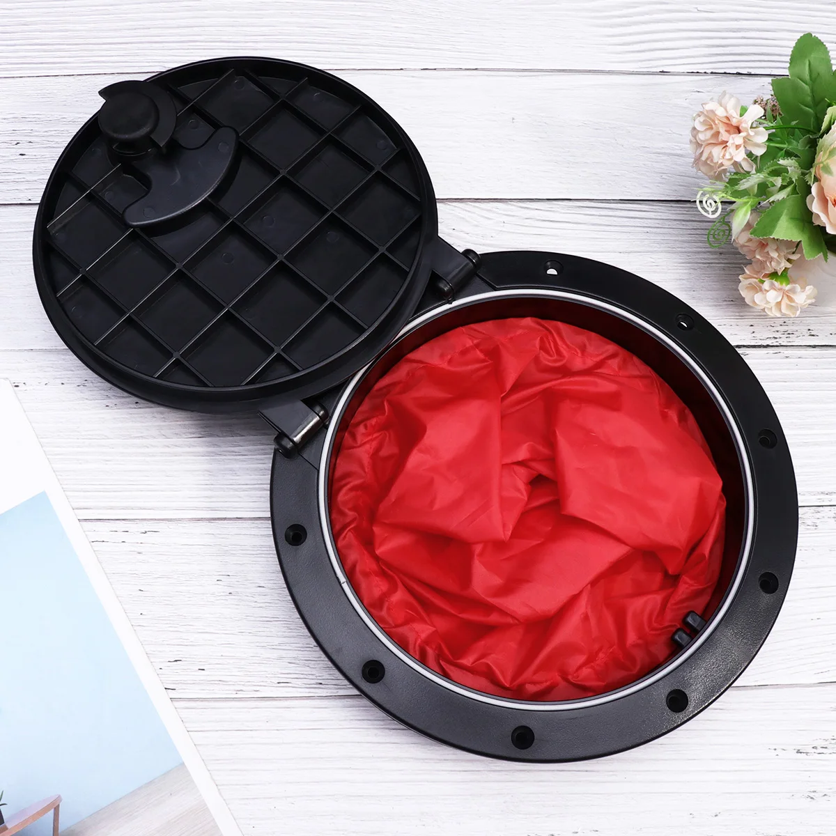 

8 Inch Kayak Swivel Hatch With Pockets Kayak Swivel Hatch Accessories Fishing Rod Inflatable Boat Boats Chair Canoe Awning