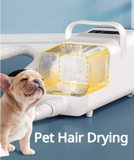 Cat Dryer Pet Hair Drying Combing Removing Floating Hair Shearing Thinning Electric All-in-one Machine Pet Cats Dog Hair Cutting