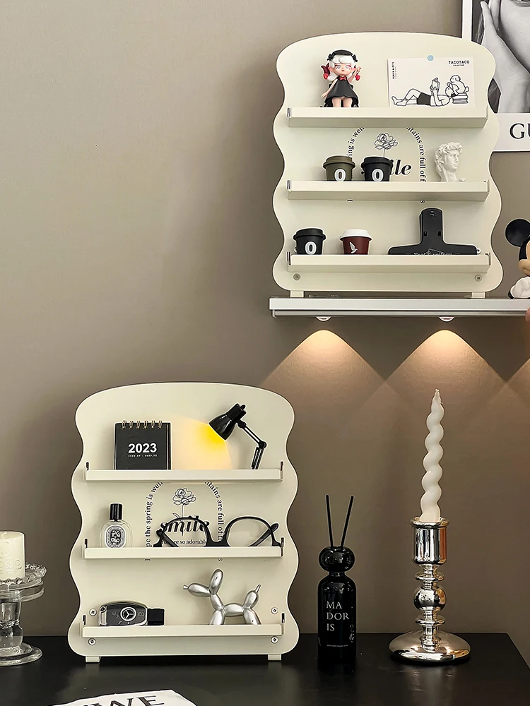 Imagem -05 - Ins-metal Desktop Storage Rack Cosméticos e Perfume Holder Eyeshadow Palette Organizer Batom Prateleira