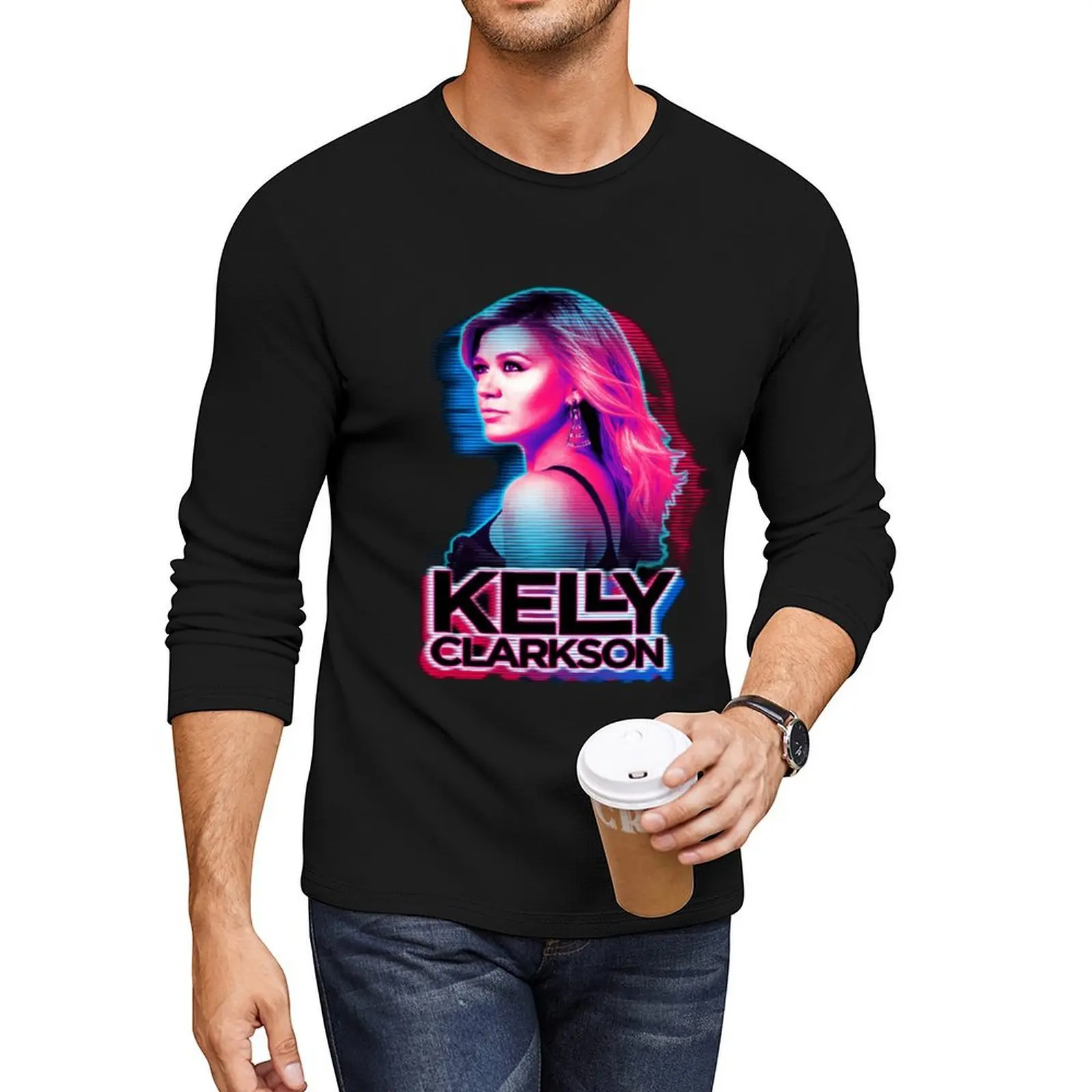 

Kelly Clarkson the best Long T-Shirt custom t shirt funny t shirt anime clothes cute clothes mens clothing