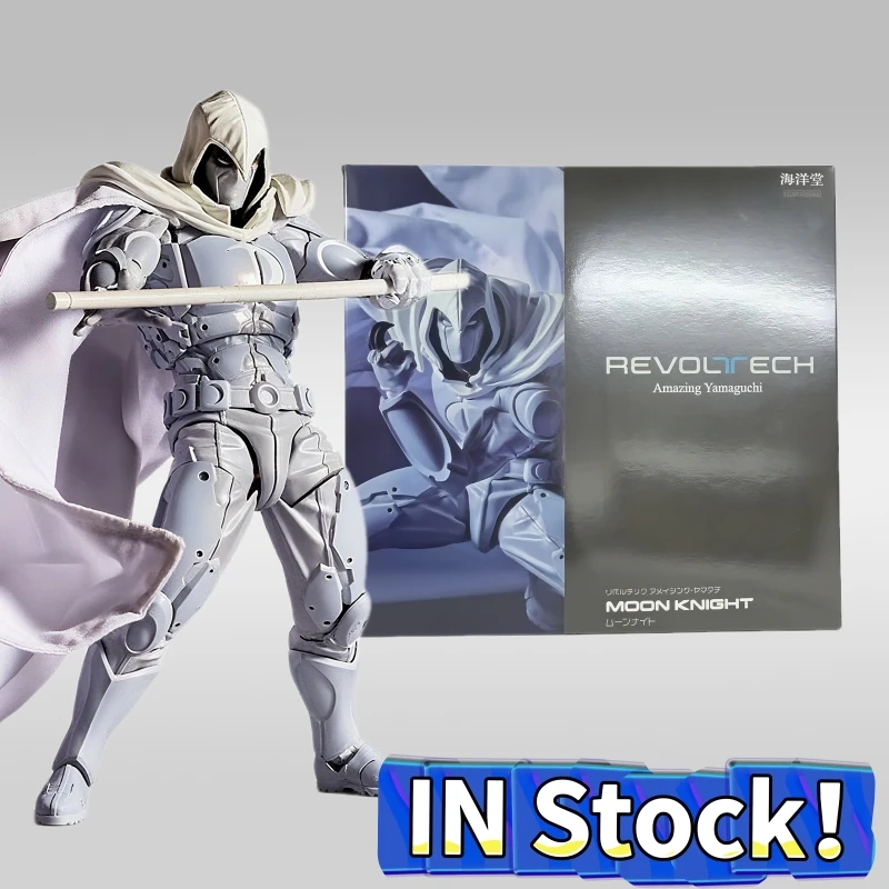 Аутентичная фигурка лунного рыцаря 16 см Revoltech, удивительная фигурка Yamaguchi Revoltech Avengers Marc Spector, модель игрушки на день рождения