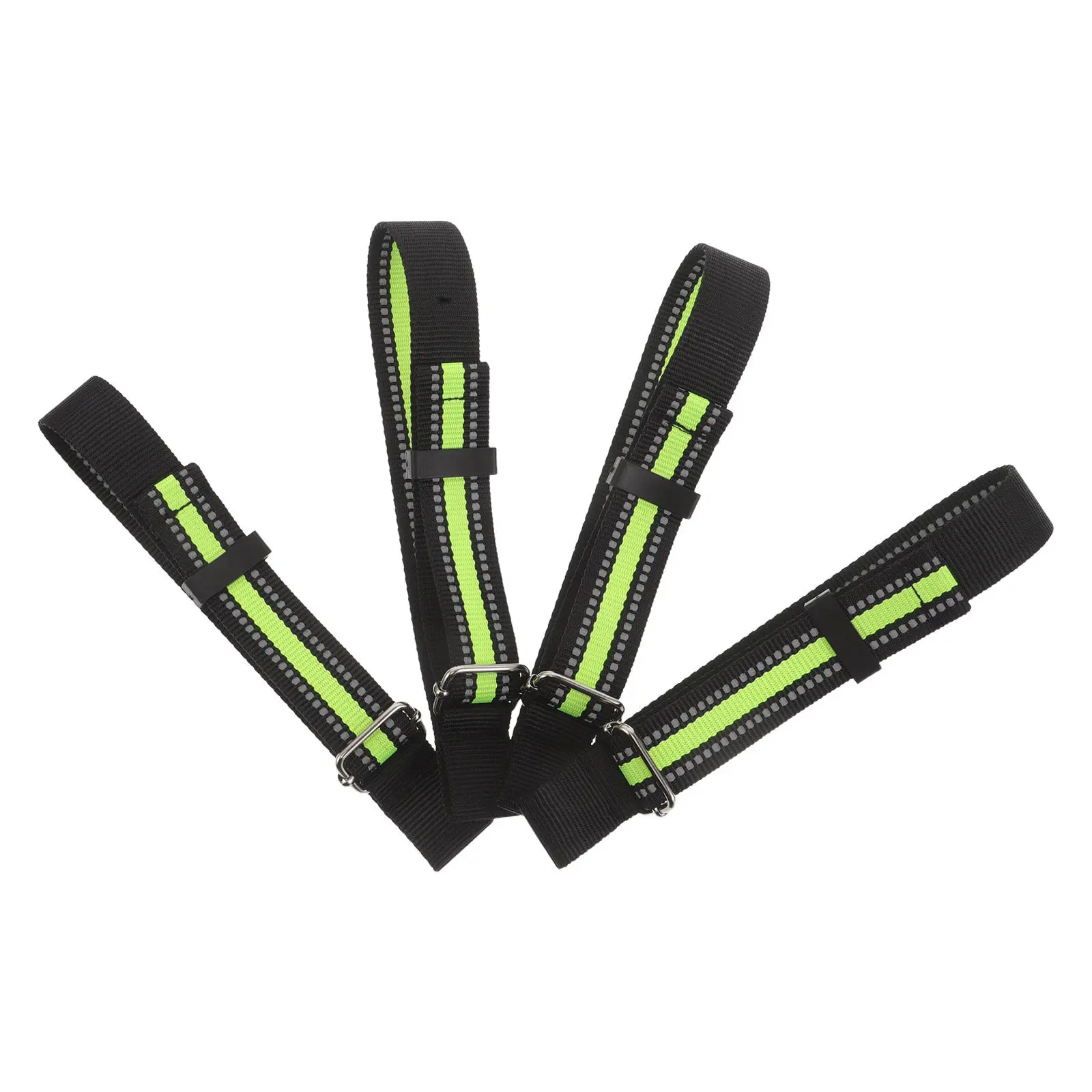 

4Pcs Ski Binding Brake Retainer Bands Adjustable Ski Brake Straps Buckles Snowboard Carrier Strap Replacement Skiing Outdoor