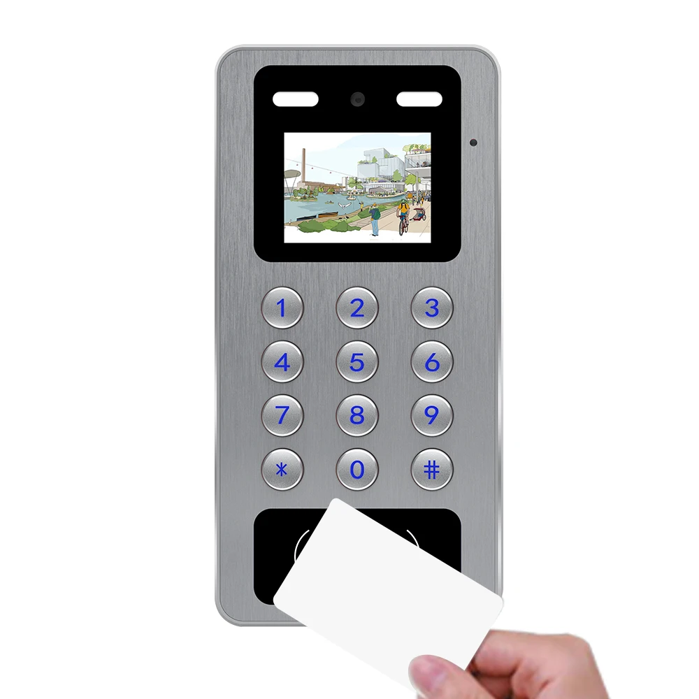 V530 visual intercom, QR code, card swiping, Bluetooth and other functions New generation visual intercom access control device