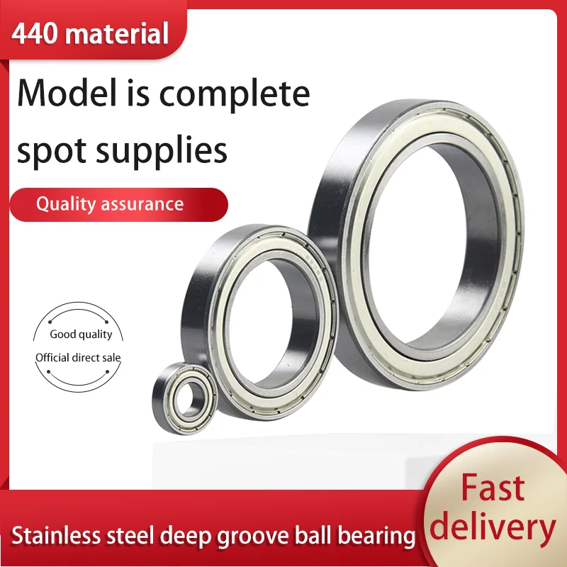 Stainless steel bearing S6808 S6809 S6810 S68111 S6812 S6813 S6814 S6815ZZ