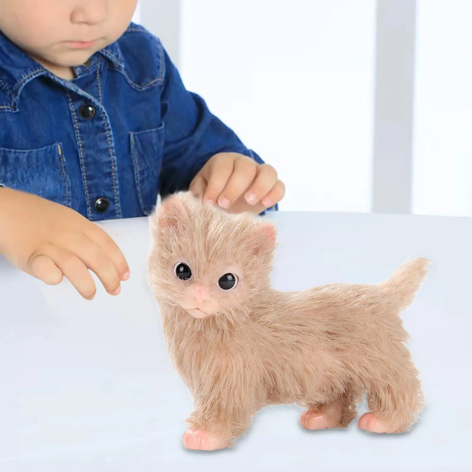 

Silicone Reborn Cat Soft Full Silicone Kitty Doll Kids Toy Funny Gift Silicone