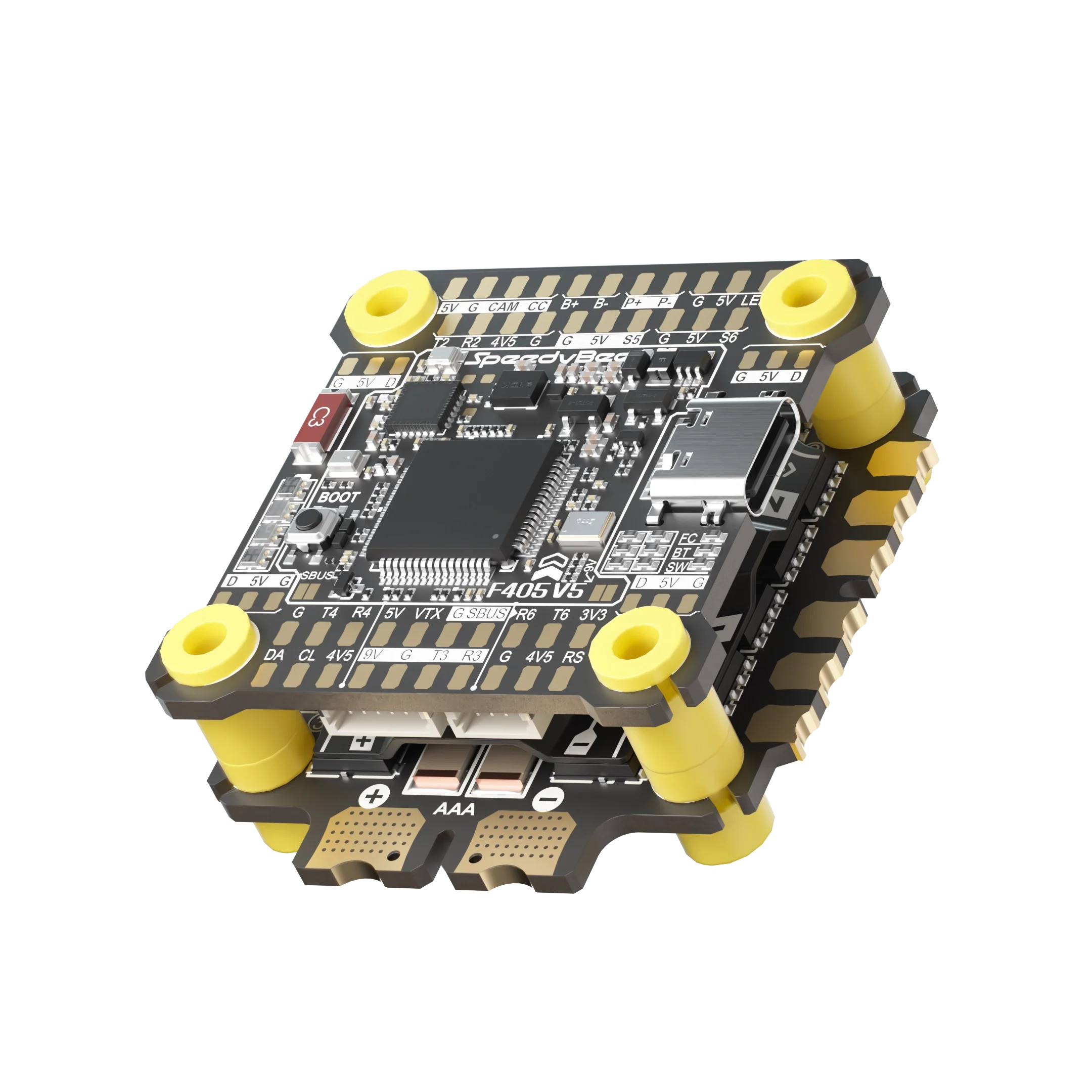 Original SpeedyBee F405 V5 55A Stack 32 Bit with OX32 Firmware 30x30 Model Aircraft Flight Controller&4-in-1 ESC Stack