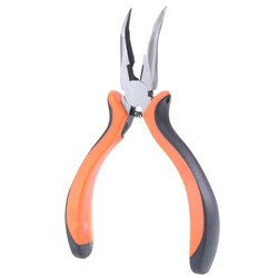 Kitchen Spring Loaded Chicken Duck Bone Pliers Curved Nose Pliers Handmade Tool Dropship