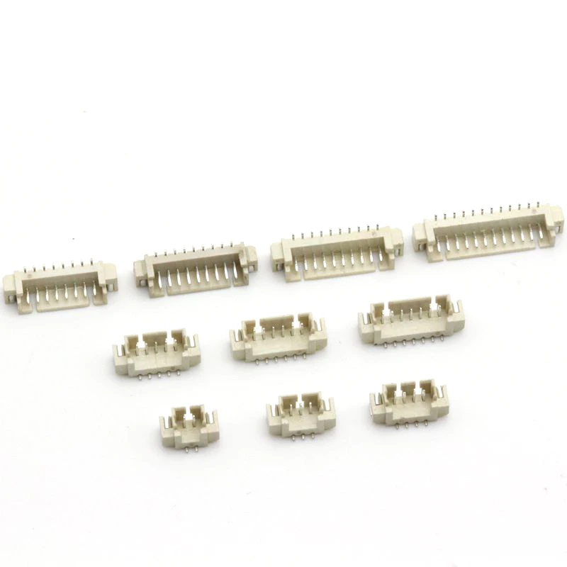 10PCS JST 1.25 1.25mm Connector SMD Vertical /Horizontal Type Socket 2P/3/4/5/6/7/8/9/10/11/12 Pin Wire-to-Board Receptacle Type