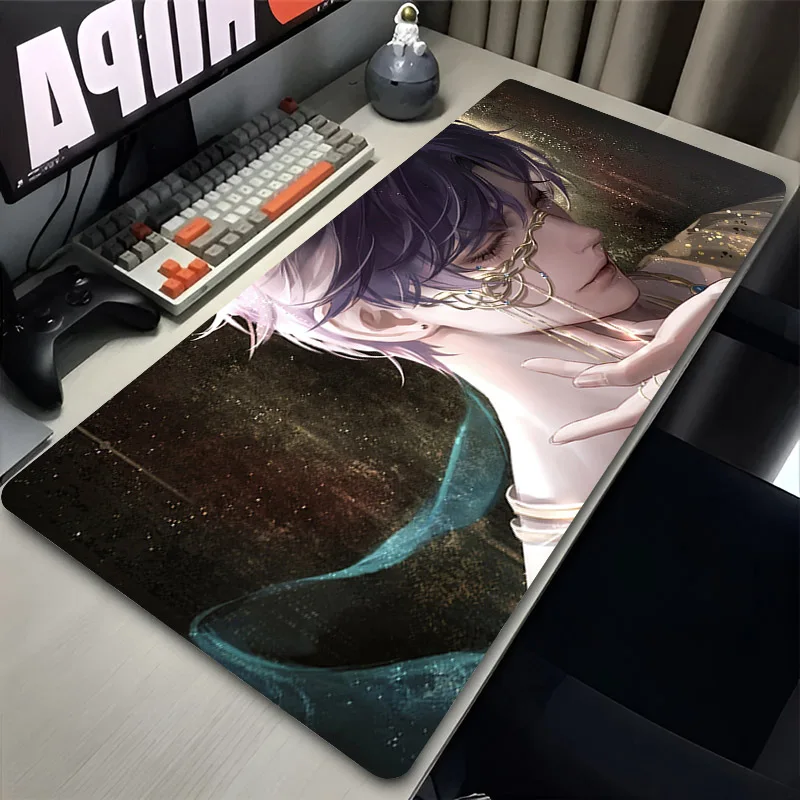 Non-slip Desk Mat Love And Deepspace Rafayel Comouter Anime Mousepad Office Extended Mouse Pad Gamer Cabinet Keyboard Carpet Mat