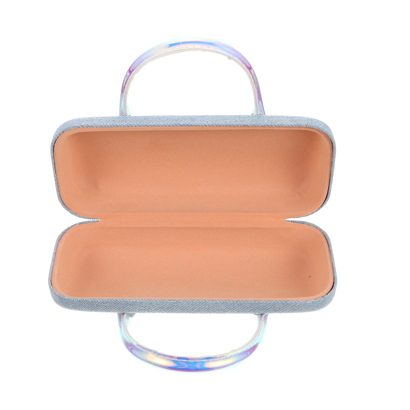 

Portable Kids Glasses Case Eyeglasses Box with Handle Hard Animal PU Metal Flocking Lightweight Durable Travel Gift