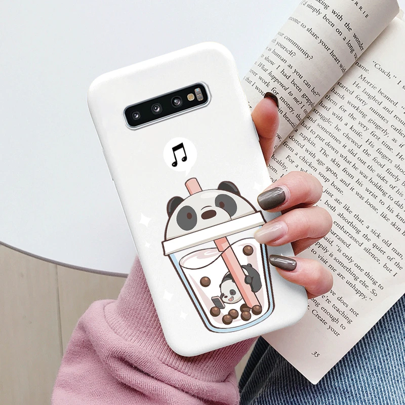 Fall Für Samsung Galaxy S10 S10 Plus S10E Telefon Abdeckung Nette Cartoon Candy Gemalt Weiche TPU Coque Für Samsung S10 s10 + S10E Funda – Detail 2