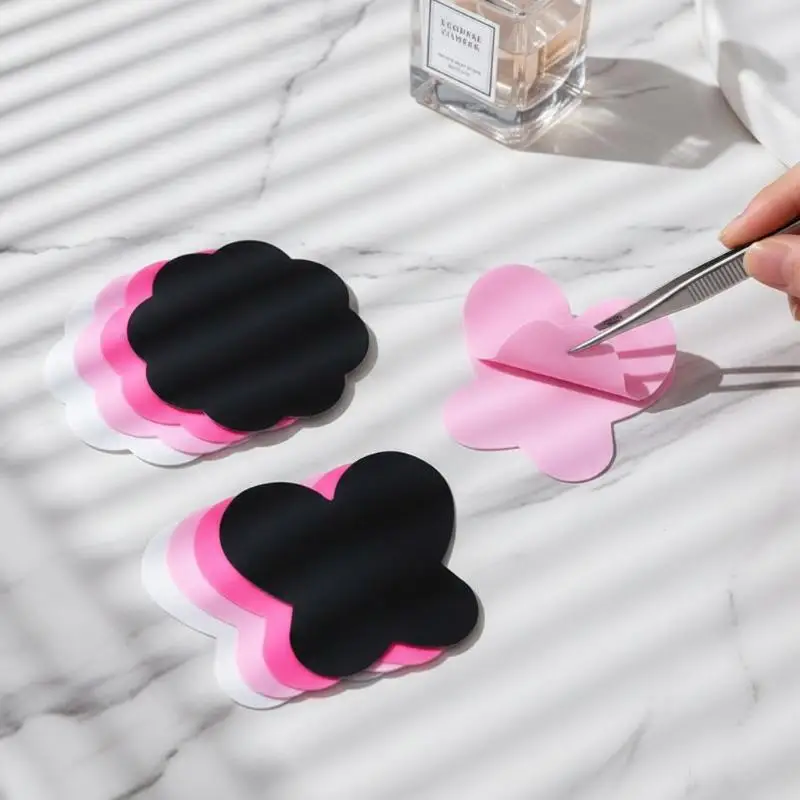 2Pcs Silicone Paint Palette Mats With Butterfly Plum Blossom Motifs Foldable Washable Nail Art DIY Manicure Tools