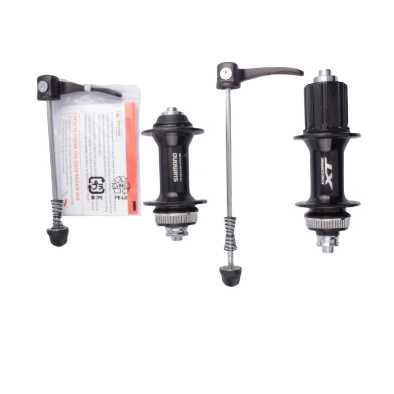 FOR XT M8000 32H Front Rear MTB Bicycle Hub Black Original HB-M8000 Quick Release One Pair for Disc Brake Aluminum Alloy