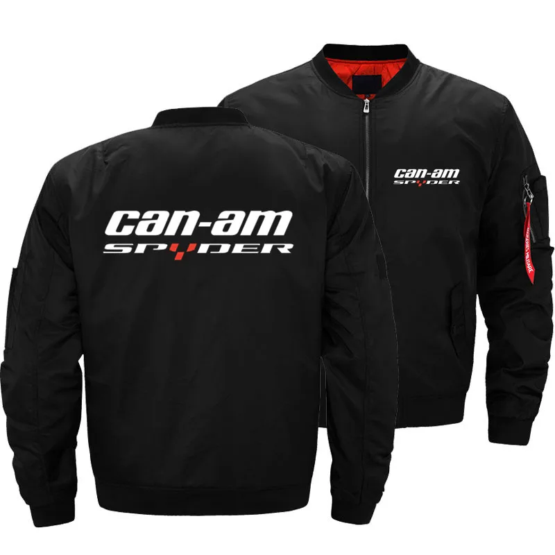 Men's Can Am Spyder Motorcycles Bomber Jackets Ma1 Air Pilot Motorcycle Windbreaker Thick Race Coats Parkas t shirt Oversized