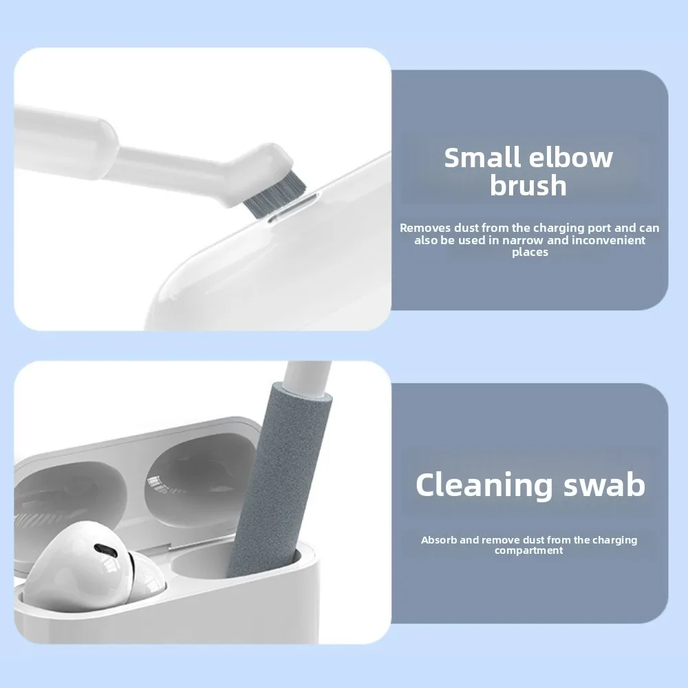 

Wrist Pad Computer Cleaning Tools Soft Foam 22 in 1 Keyboard Cleaner Kit Keycap Puller Screen Cleaning Earphone Clean Brush Set