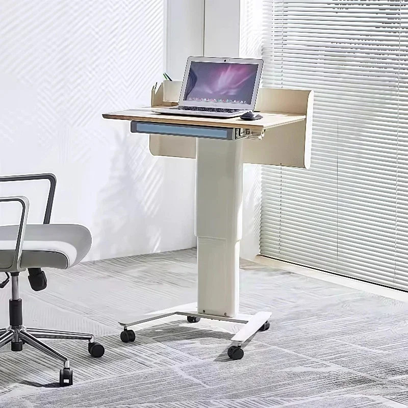 Reception Desks Nails Meeting Room Podium Platform Table Speech Stand Concierge Consultation Support Customization Pink Table