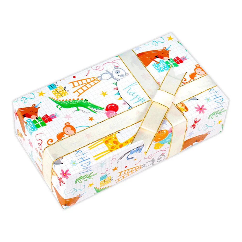 

AT82-10Pcs Wrapping Paper Sheets For Kids,Birthday Party Wrapping Paper Gift Wrap Papers,Present Gift Wrapping Paper