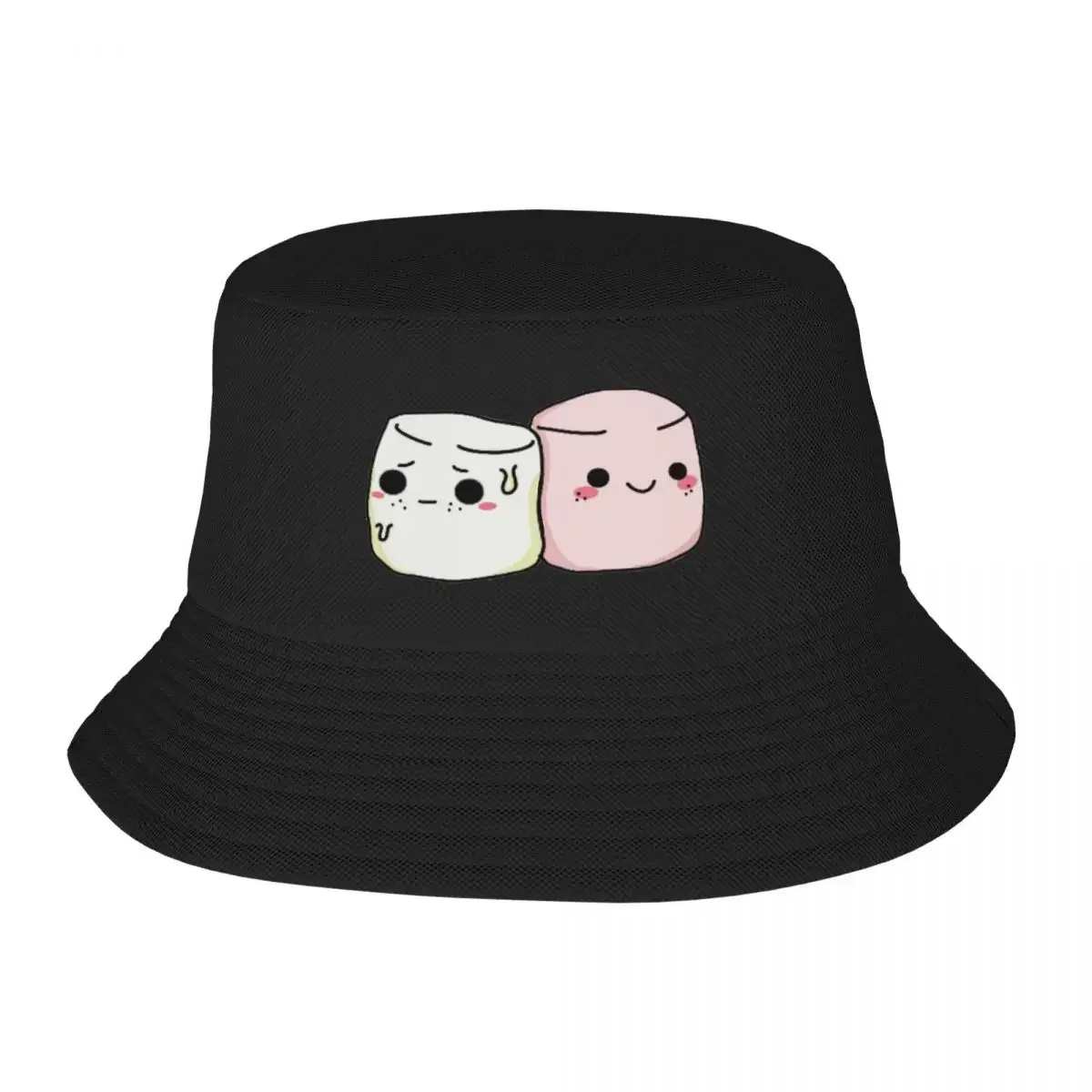 Existential Marshmallow Bucket Hats Panama Hat Children Bob Hats Reversible Fisherman Hats Summer Beach Fishing Unisex Caps