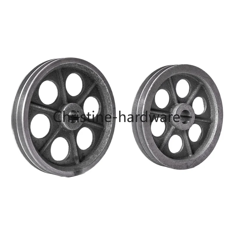 B3-450 B-Type Three-Groove V-Belt Pulley 450mm Outer Diameter Motor Accessory Customizable High-Quality Belt Drive System