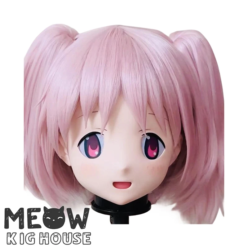 

(MEO469) Маска кигуруми ручной работы с полной головой, запираемая, для мужчин и женщин, японский мультфильм, аниме, игровой персонаж, маска кигуруми