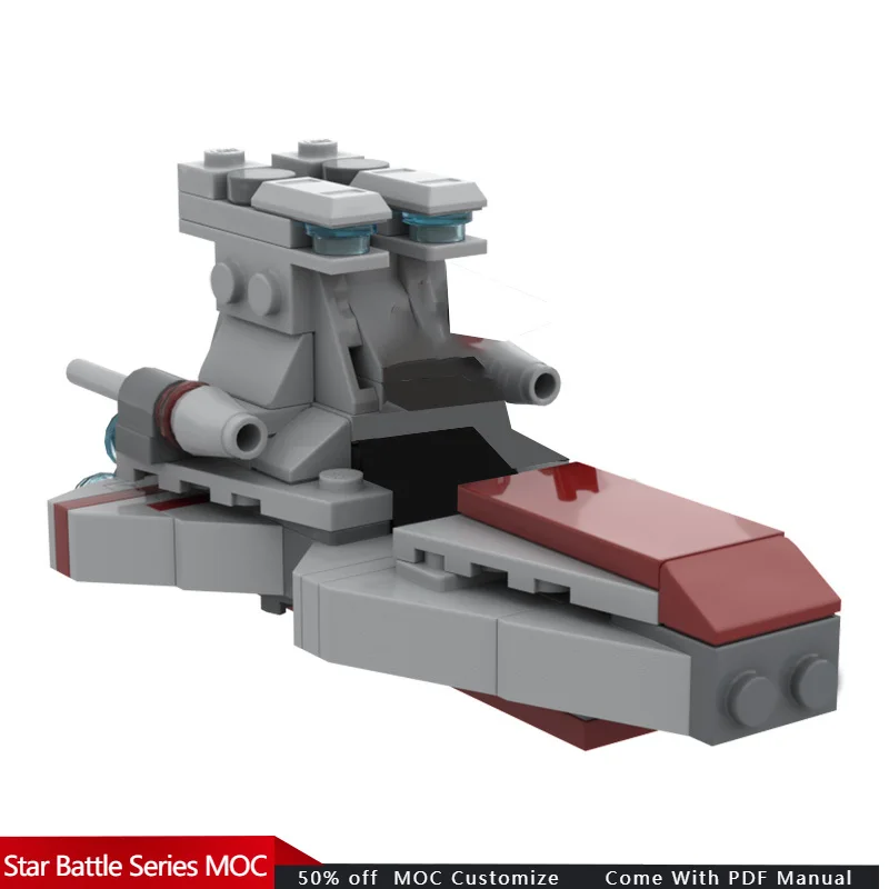 122 PCS Star Scuffle Star Destroyer Microfighter MOC Personalizza Blocco di costruzione modulare Design popolare Fai da te Ragazzi Regali giocattolo per le vacanze