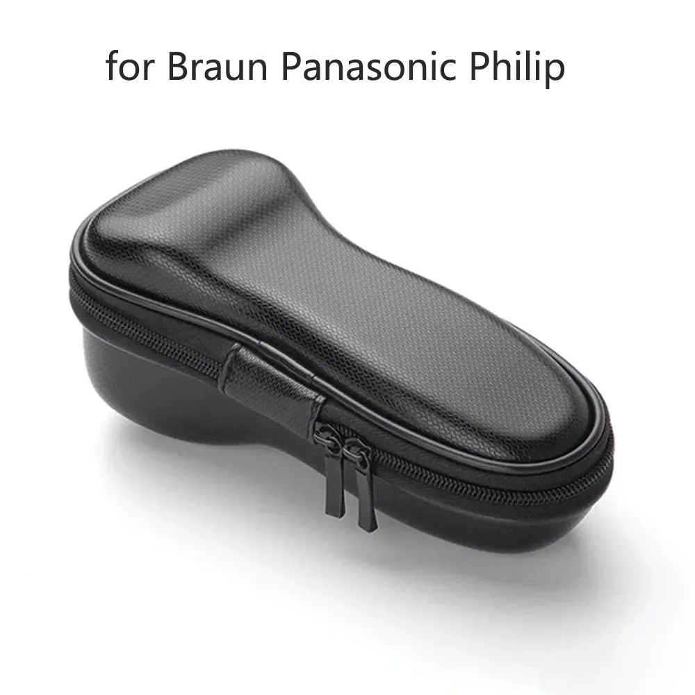 Travel Electric Shaver Zipper Bag Razor Protective Case Shaver Storage Bag Carrying Case For Braun |Panasonic |Philips