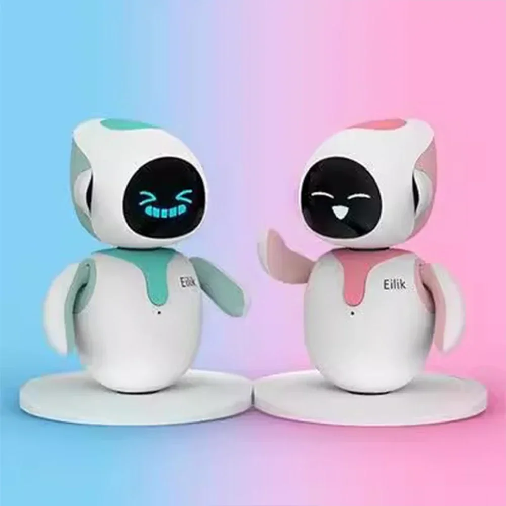 Eilik Smart Robot Emo Smart Robot Интерактивный Emo Сопровождающий Испанский Голос Электронные Детские Игрушки Мини Настольные Интеллектуальные Роботы Ai