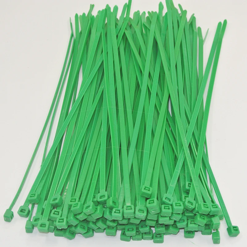 1000 PCS  2X150mm 6 INCH NYLON ZIP CABLE TIES WIRE TIE WRAPS GREEN 18 LBS cable tie