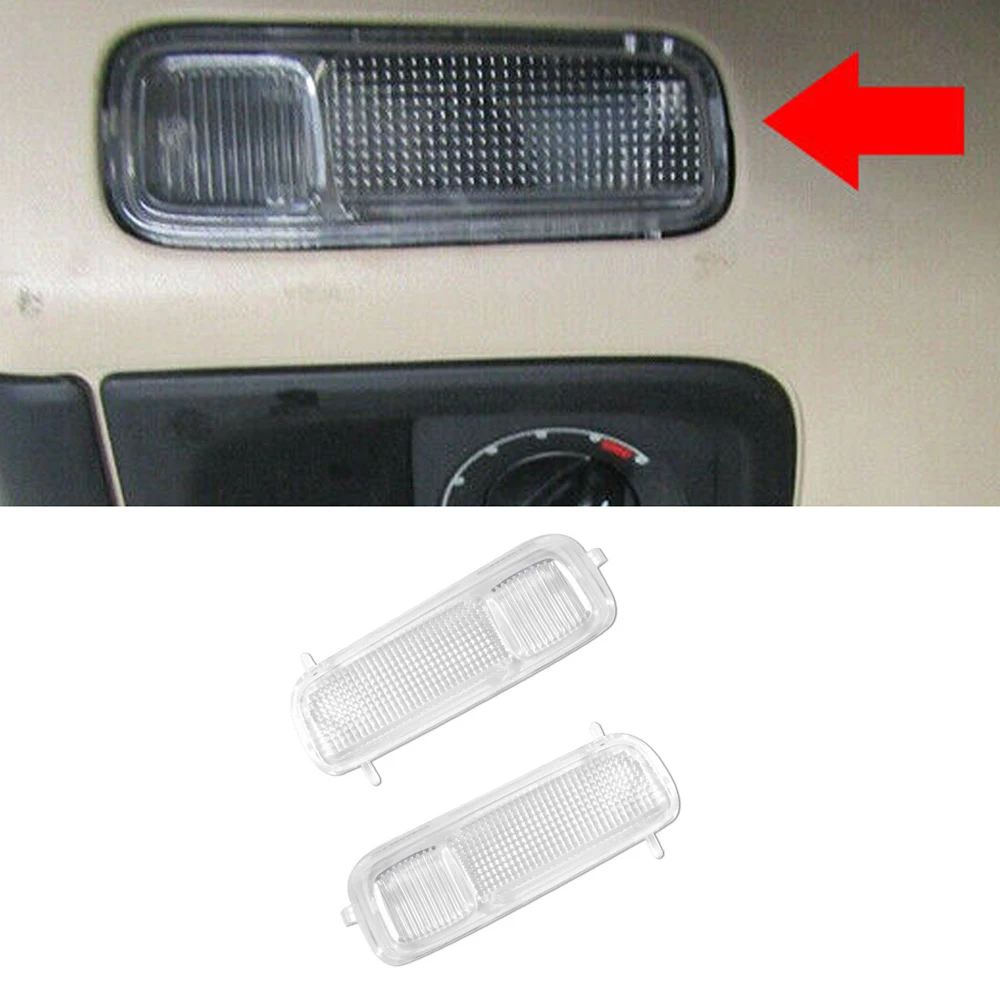 2Pcs Overhead Console Dome Map Light Lens Dome Light Lamp Lens For 2003 2004 2005 2006 Ford Expedition & Lincoln Navigator