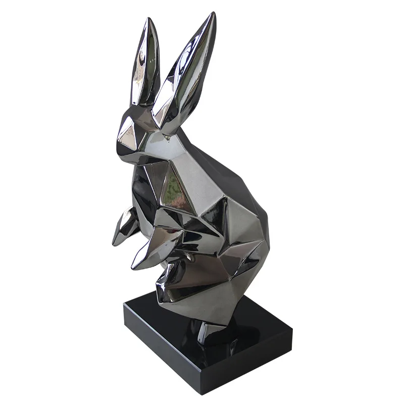 Simple and modern cartoon rabbit ornaments, gift-giving model room sales office, TV cabinet desktop decorations
