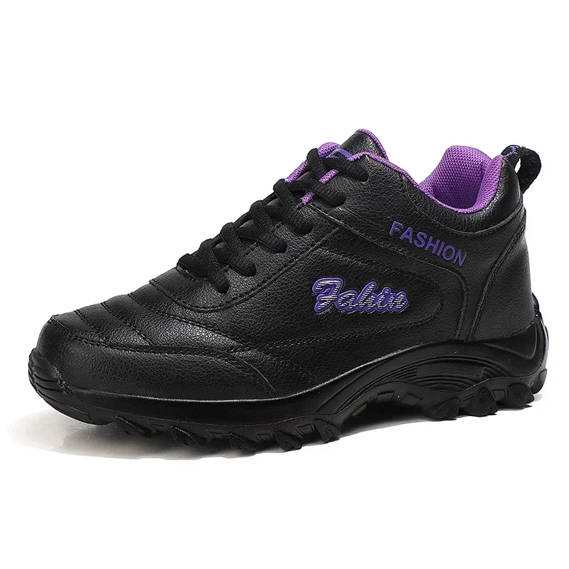 Autumn Winter Sneakers Women Comfort Soft Sole Non Slip Casual Shoes for Women PU Waterproof Sport Shoes Zapatillas image 6
