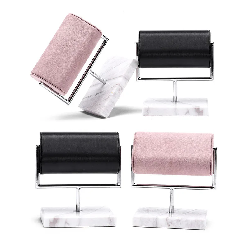 

4Pcs New Watch Display Metal Watch Storage Pink And Black