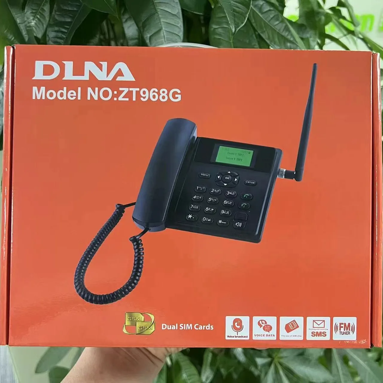Card Fixed-line Phone Landline ZT968G Dual Card Dual Standby Multi-language Home Office Wireless Phone