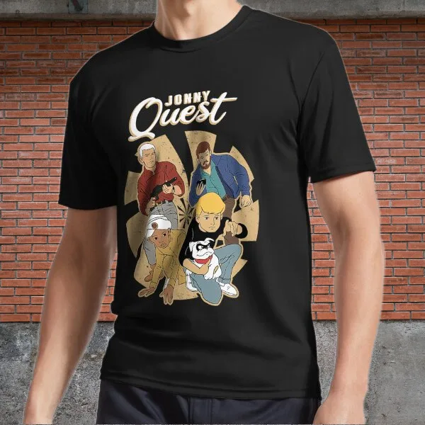 Jonny Quest, Active T-Shirt Logo Men's T-Shirt Funny Size S to 5XL