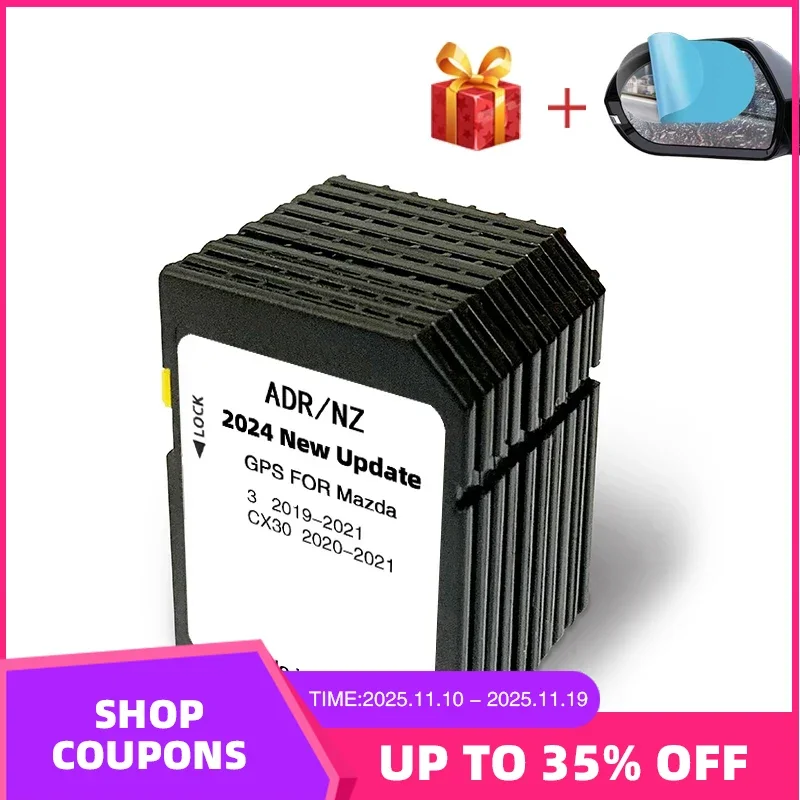 

for Mazda 3 CX-30 Vehicle 2019-2021 Update Infotainment system Navigation 2024 SD Card Australia New Zealand Maps Accessories