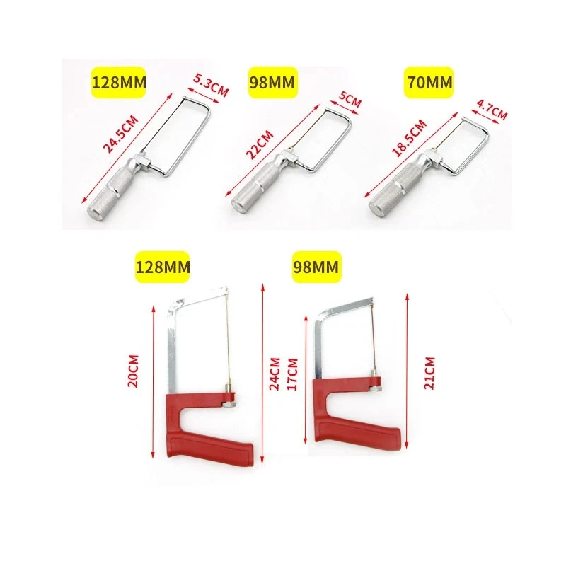 Long Plaster Saw Blades 70/98/128mm Dentist Tool Dental Lab Material Gypsum Saws Plaster  Bow Lab Long Supplies Plaster Dentist