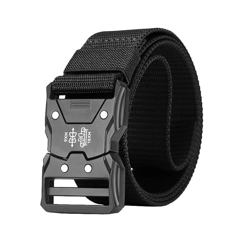 Men's Tactical Nylon Canvas Woven Trouser Belt