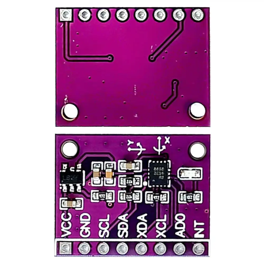 QMI8658 Sensor Modules for BMI160 6-Axis 6DFO Replacement for MPU6050 8PIN C Gyro Evaluation Boards/QMI8658A